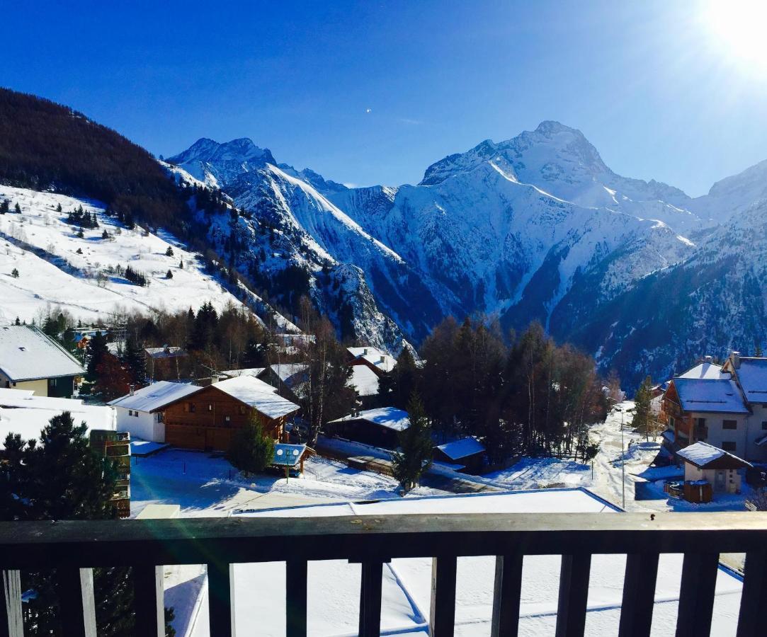Pied De Piste A 20 M Du Telesiege "Le Diable", Menage Inclus, Possible De Louer 2 Apparts, Vue Panoramique 莱德萨阿尔卑斯 外观 照片