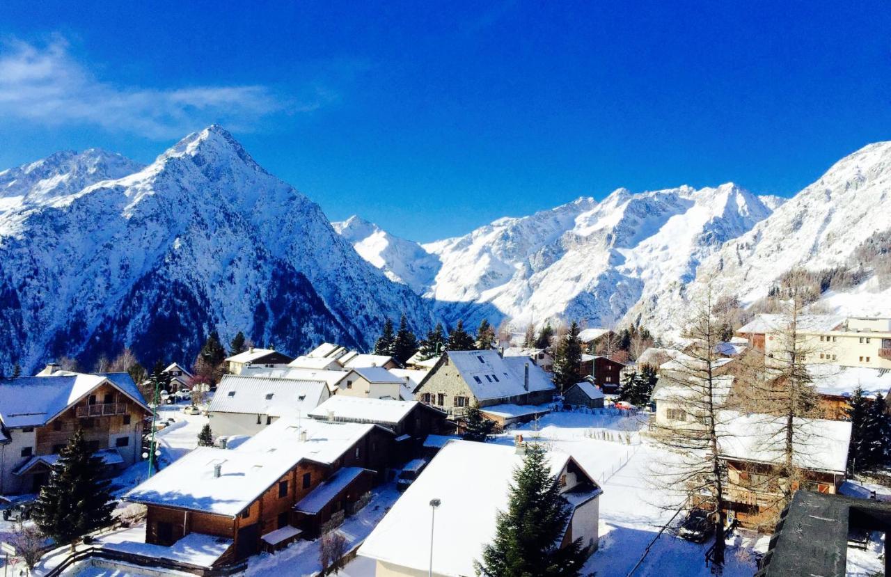 Pied De Piste A 20 M Du Telesiege "Le Diable", Menage Inclus, Possible De Louer 2 Apparts, Vue Panoramique 莱德萨阿尔卑斯 外观 照片