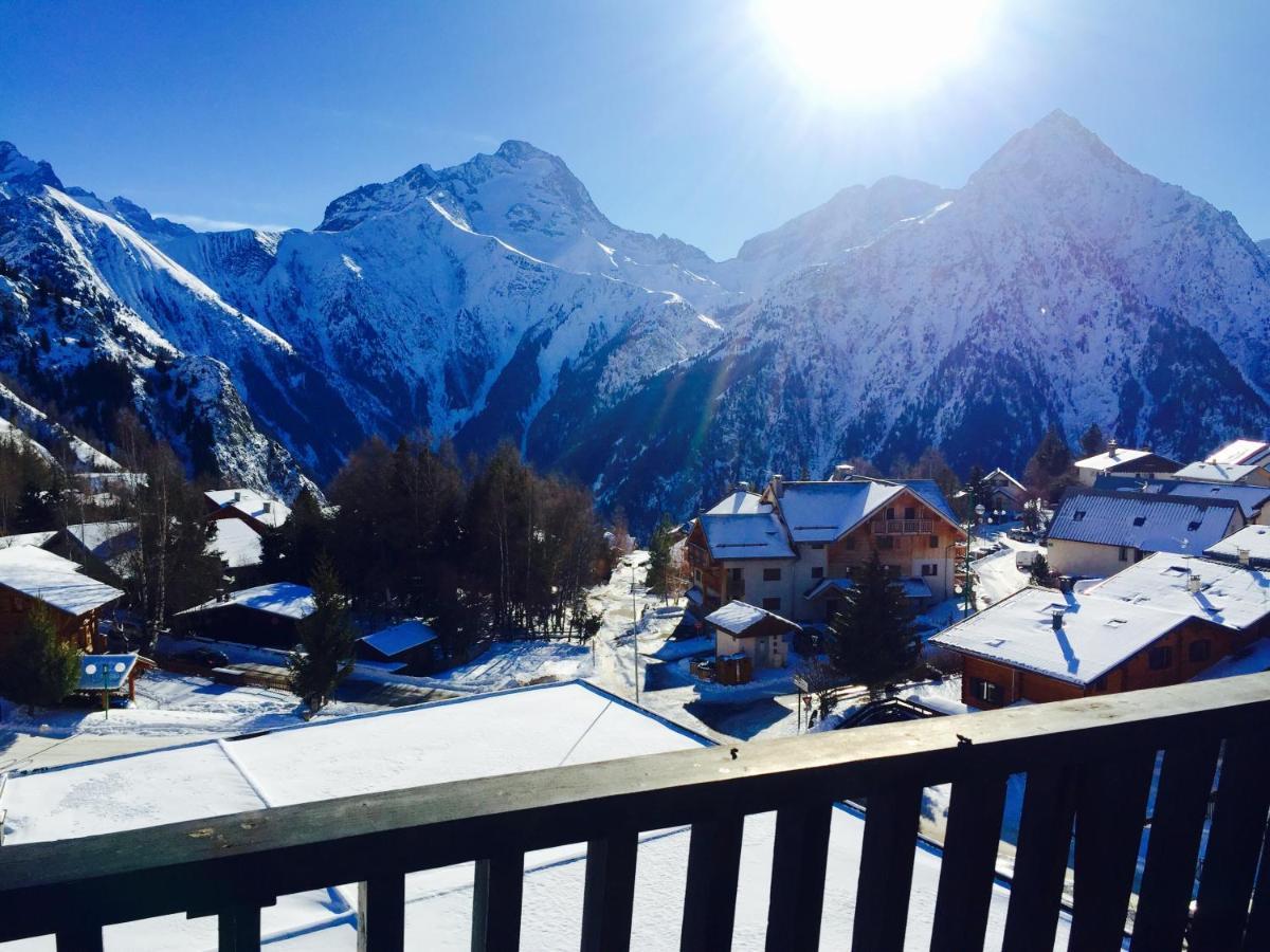 Pied De Piste A 20 M Du Telesiege "Le Diable", Menage Inclus, Possible De Louer 2 Apparts, Vue Panoramique 莱德萨阿尔卑斯 外观 照片