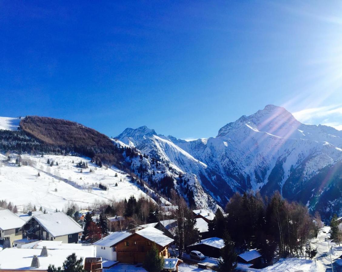 Pied De Piste A 20 M Du Telesiege "Le Diable", Menage Inclus, Possible De Louer 2 Apparts, Vue Panoramique 莱德萨阿尔卑斯 外观 照片
